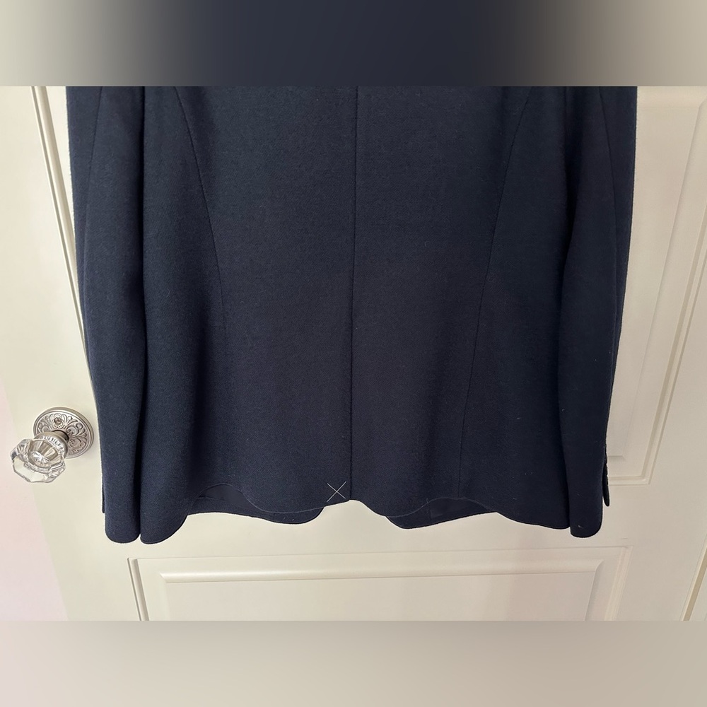 Ann Taylor Navy Blue Wool Blend Blazer NWT - Picture 8 of 9